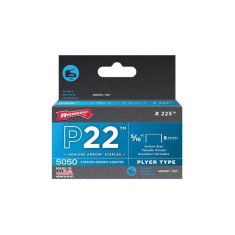 P22 Staples 8mm ( 5/16in) Box 5050