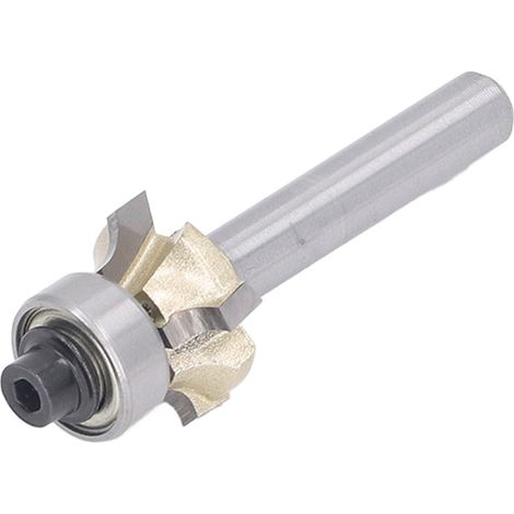 Fraise à arrondir R3, queue de 6,35 mm, 4 dents, coupe nette professionnelle pour bois, défonceuse, affleureuse, outillage menuiserie (1/5)