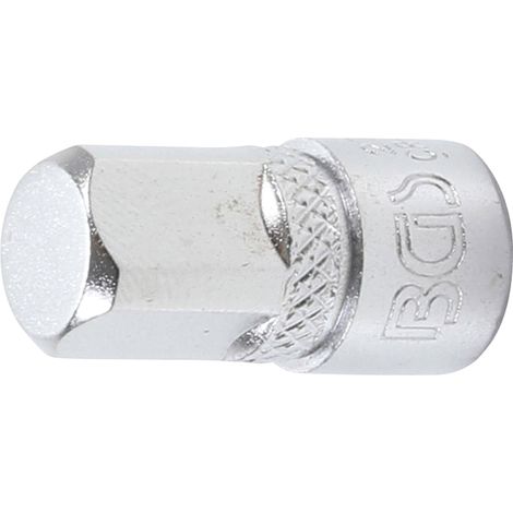 Adaptador de llave de vaso cuadrado interior 6,3 mm (1/4") - cuadrado exterior 10 mm (3/8")