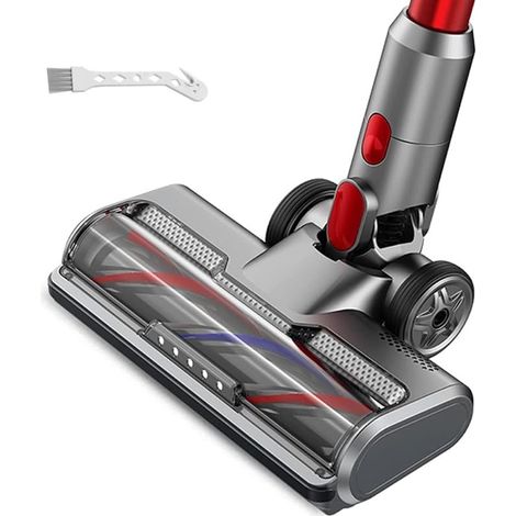 Accessorio per pavimenti duri compatibile con gli aspirapolvere Dyson V7, V8, V10, V11, V15, SV10, SV12 e SV14 Animal Absolute, con illuminazione a LED e spazzola rotante (pezzo di ricambio). (1/4)