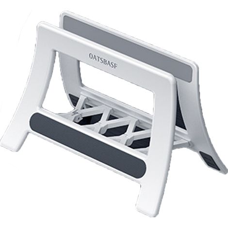 Support Vertical Pour Ordinateur Portable - Structure À Gravité - Compatible Avec La Plupart Des Ordinateurs Et Tablettes - 1 Pièce (1/5)