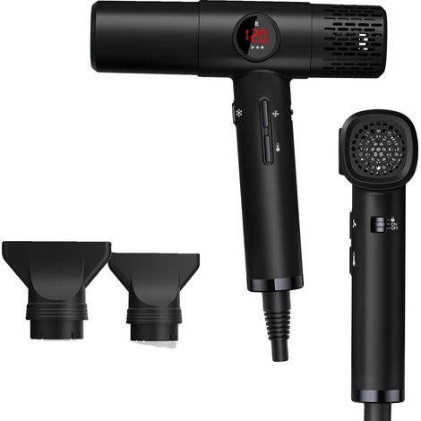 Secador de pelo de alta velocidad, diseño ligero, enchufe europeo de 220V-240V. (1/5)