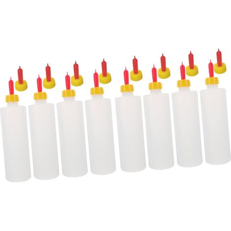 2ensembles Bouteilles De Nourrissage Pour Agneaux De Biberons Tétines Remplaçables Pour Élevage De Chèvres Et Soins Des Animaux Nés (1/5)