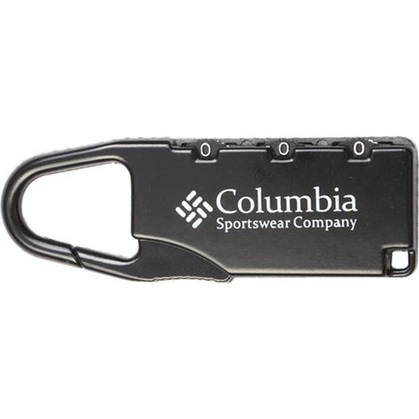Cadenas à combinaison 3 chiffres en alliage de zinc, noir, pour valise, tiroir ou boîte à outils (1/4)