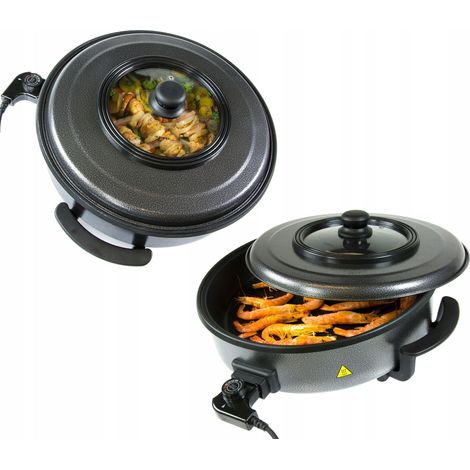 Erste Elektrische Multi-Kochplatte Schwarz 42 cm (1/3)
