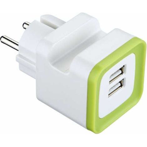 Cargador de batería 2 USB Soporte Electraline