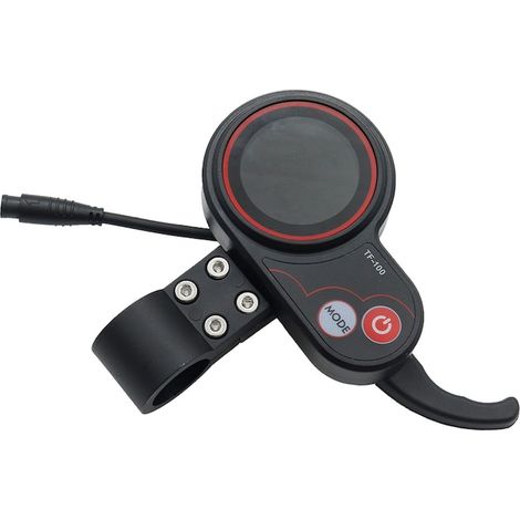 Compteur kilométrique TF-100 pour scooter électrique, affichage à 6 broches, format compact. (1/2)