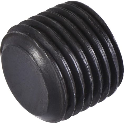 Carbone Acier Interne Hexagonal Fil Prise Tuyau Bouchon M10x1.5 Mâle Fil Noir Tuyau Capuchon pour Tuyau Pneumatique Électrovanne 20Pcs (1/5)