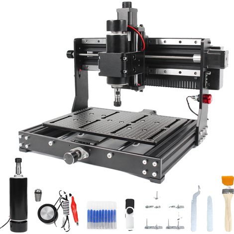 CNC-Graviermaschine, GRBL-Steuerung, 500W Spindel, 2 in 1 Fräsmaschine, Kein Controller, Kein Laser-a (1/2)