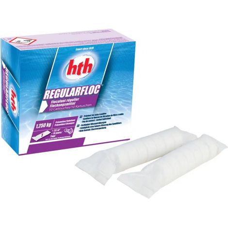 Floculant régulier 10 cartouches 1.25kg - Hth - S802791H1