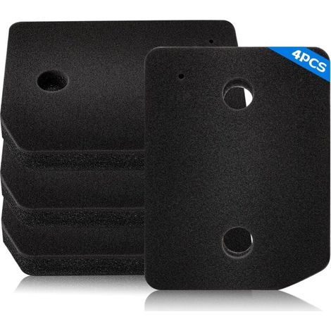 4pcs Miele T1 Dryer Base Filter, For Miele 9164761 Dryer Filter, MUMU Sponge Filter Replacement Accessories (1/4)
