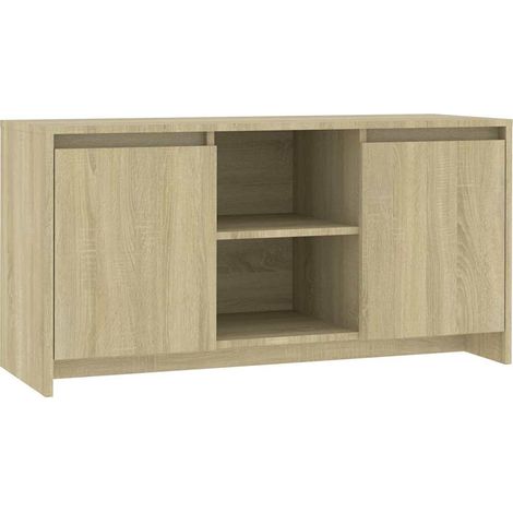 Maison Exclusive - TV-Schrank Sonoma-Eiche 102x37,5x52,5 cm Holzw (1/5)