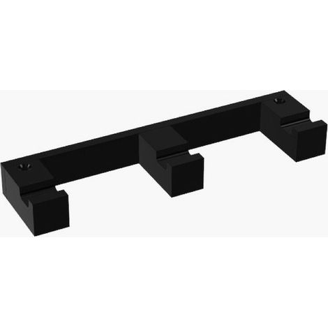 Colombo Design Miniq appendiabiti triplo nero opaco codice prod: BCD137-NM