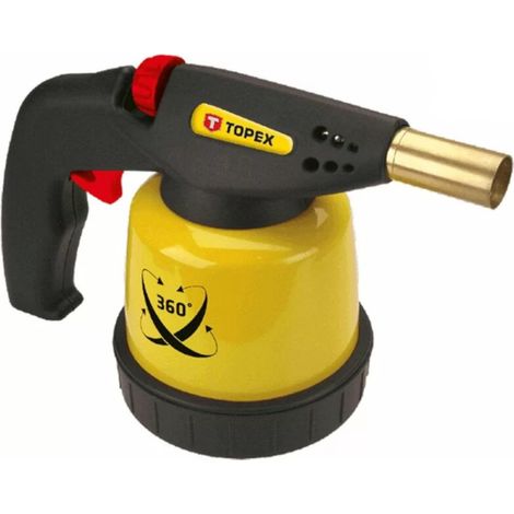 Gasbrenner für 190-g-Kartuschen, Piezozündung, für den Betrieb in jeder Lage (1/3)