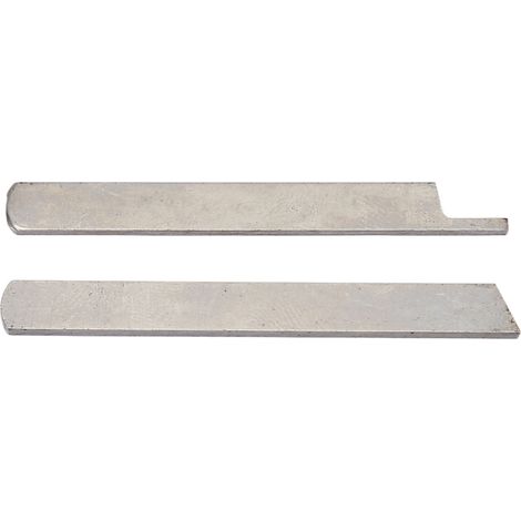 2 pièces de couteaux supérieurs et inférieurs de 5 mm de remplacement pour machine à surjeter GN1 2 81 6, couteaux inférieurs en acier à haute résistance (1/5)