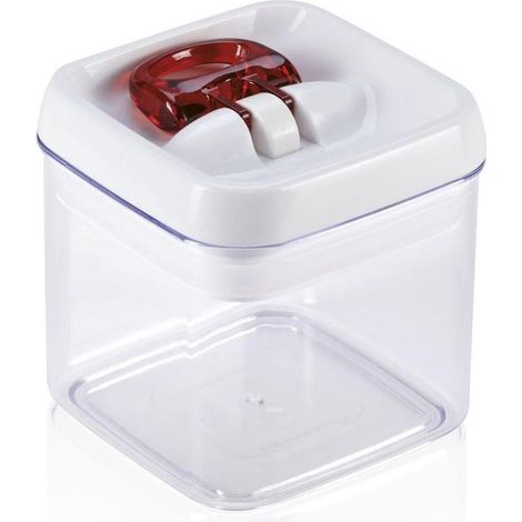 Boîte alimentaire Leifheit 31207 400 ml hermétique, transparente et facile à utiliser, blanche