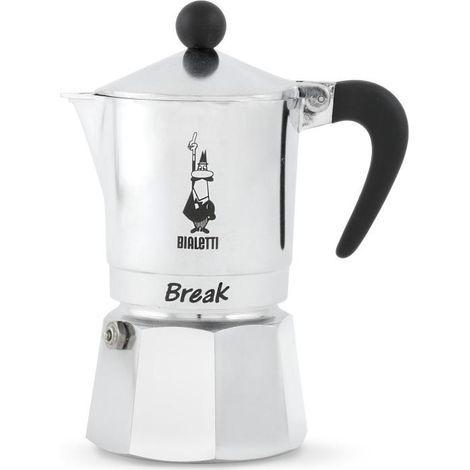 Bialetti Break Mokka-Kanne Silber
