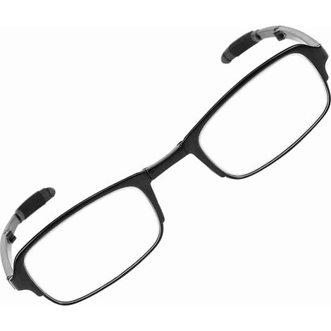 Lunettes de lecture pliables, légères et portables pour presbytes, soulageant la fatigue (noires, taille 2,5) (1/5)