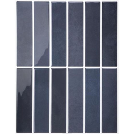Lot de 5 Autocollants Muraux Style Vintage - Décorations 3D Premium Autoadhésives et Imperméables pour Cuisine et Salle de Bain, Relooking Crédence Facile