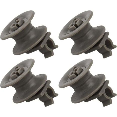 4pcs Roulettes Supérieures pour Égouttoir à Vaisselle 4581DD3002A Compatible avec LG LDF6920BB LDF6920ST Pièces de Rechange pour Lave-vaisselle (1/4)