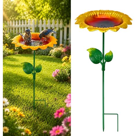 Abreuvoir à Oiseaux sur Pied, Bain d'oiseaux de Jardin sur Pied (1/5)