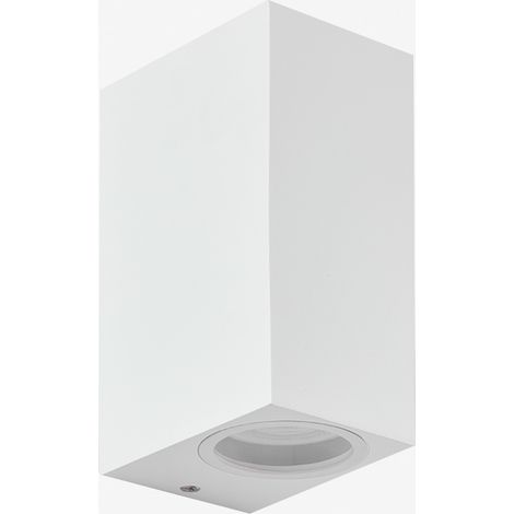 SKLUM Außenwandleuchte aus Aluminium mit 2 Dolton-Lichtpunkten Weiss                                  
