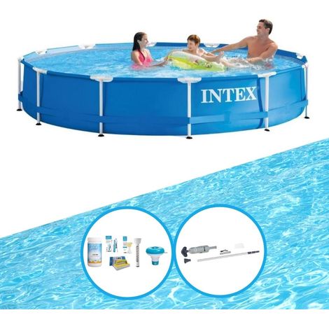 Intex Piscine Tubulaire Ronde - 366x76 cm - 3-pièces S22457 (1/5)