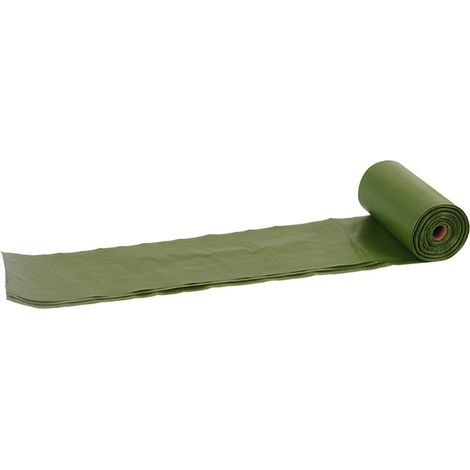 Biologisch abbaubare Hundekotbeutel, militärgrün, 24 Rollen (3 Kartons). (1/5)