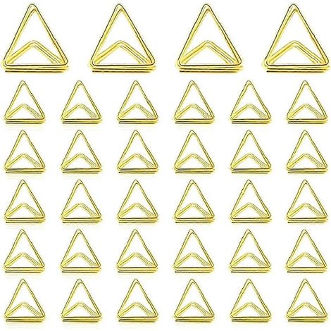 Lot de 60 porte-noms géométriques triangulaires en acrylique pour numéro de table de mariage, avec cadre photo. (1/4)