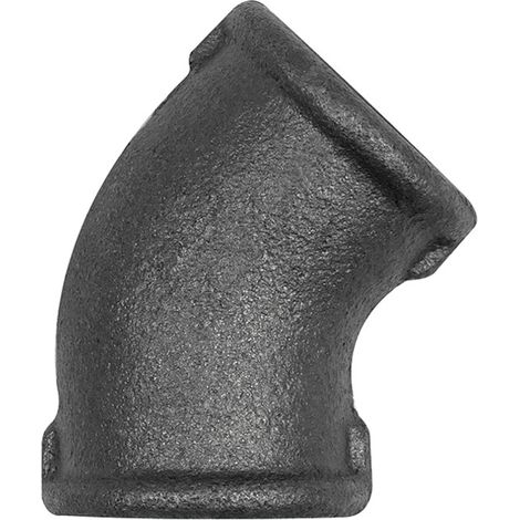 Riegler Winkel 120, 45°, Rp 1/2 i., Rp 1/2 i., Temperguss schwarz