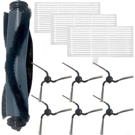 Aspirateur pièces de rechange kit pour C10 aspirateur brosse principale et latérale filtre HEPA (1/5)