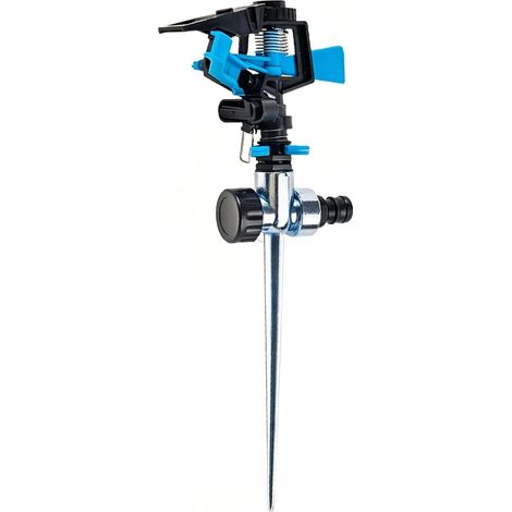 Arroseur d'eau de Jardin Canon sur pic, Arroseur Pelouse, Arrosage Automatique pour Jardin, Rotatif à 360 Degrés, pour l'arrosage du Gazon et de la Jardin-001 (1/5)