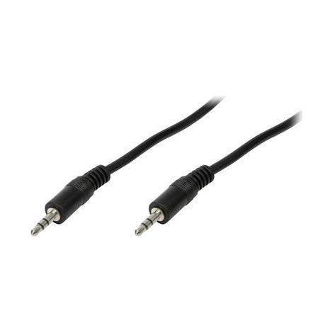 CÂBLE JACK LOGILINK CA1049, 1 M, 2X FICHES 3,5 MM, STÉRÉO, NOIR (1/2)