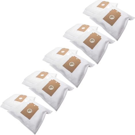 vhbw 50x Staubbeutel Ersatz für Siemens VZ41AFK, Big Bag 3 für Staubsauger - Typ K 27cm x 21cm Weiß
