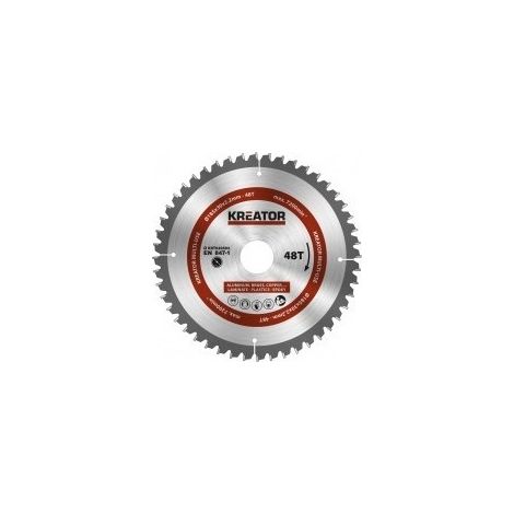 Lama sega circolare in alluminio 185mm 48 denti dtkrt020503