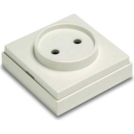 Base elec 65x65x26 tt 10a-250v sup. pvc bl 5024-b famat