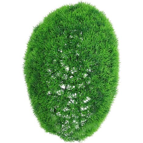 Boule de Gazon Artificiel Verte en Plastique, Ornement de Plafond, Facile à Nettoyer, Lavable, pour Décoration de Mariage et Plante en Pot (1/5)