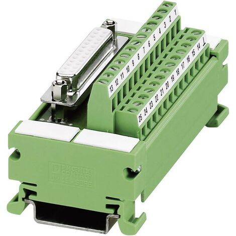 Module d'interface Sub-D 15 Contacts, Femelle, Montage sur Rail DIN ( Prix pour 1 ) (1/5)
