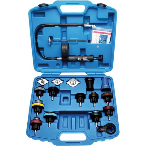 Set di prova pressione sistema raffreddamento BGS 18 pezzi - 8027