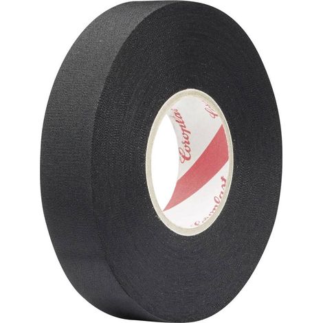 Coroplast 837 265986 Nastro in poliestere Nero (L x L) 25000 mm x 19 mm 1 pz.