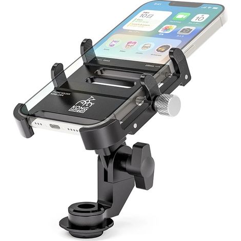 Soporte para teléfono inteligente, montado en el tubo de dirección. (1/5)