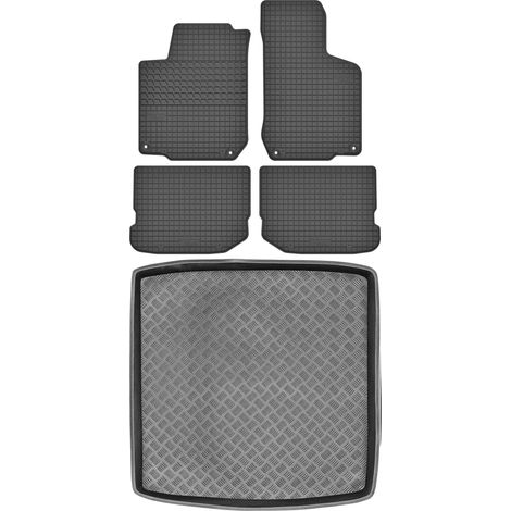 SET di tappetini in gomma per auto e tappetino per bagagliaio per Volkswagen Golf IV Kombi dal 1999 al 2006