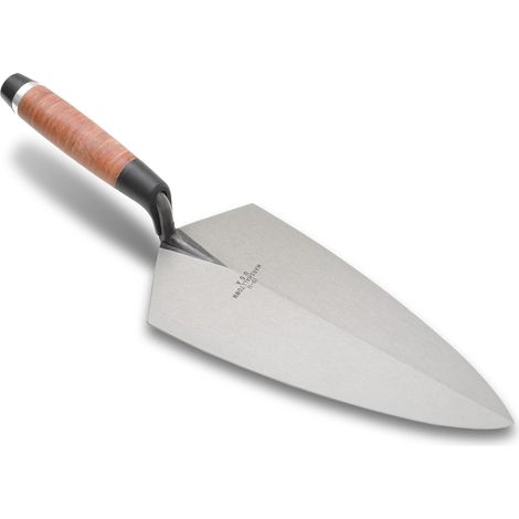 Marshalltown 19l - Cazzuola per mattoni, 25 cm, impugnatura in pelle (1/4)