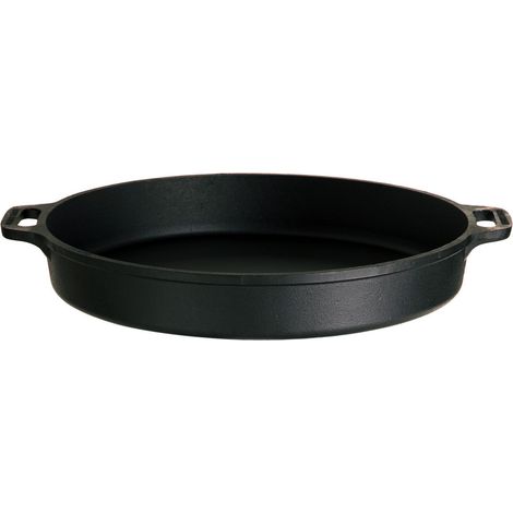 Gusseisenkuss® Gusseisenpfanne mit Griffen Ø 30 cm Gusspfanne Gusseisen