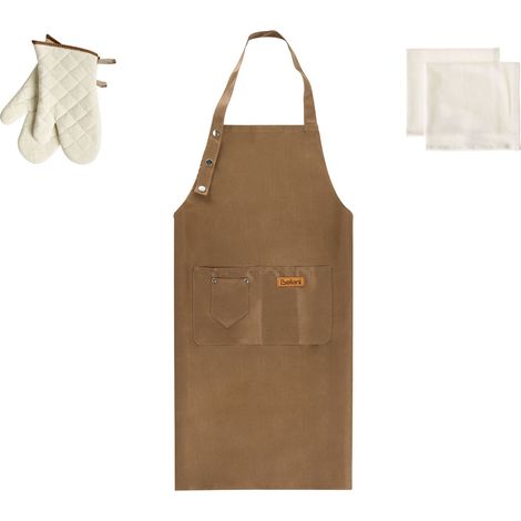 Kitchen Textiles Set DAUCUS Brown (1/5)