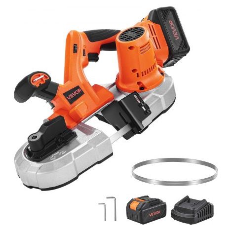 Scie à Ruban Portative 20 V - Profondeur de Coupe 6 - 5 cm (1/5)