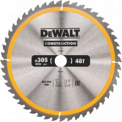 DeWALT Zubehör - Sägeblatt 305x30 mm, 48 Zähne DT1959