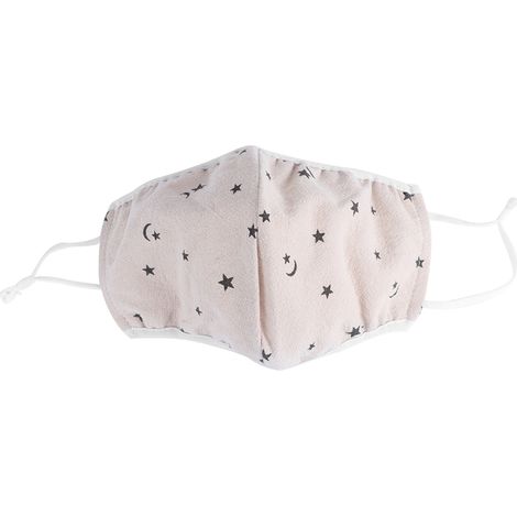 4 Pièces Masque Adulte Unisexe Respirant Anti-Poussière Lavable Couverture de Protection Jaune (1/5)