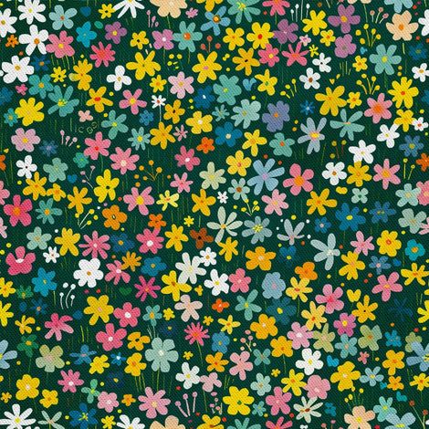 Tela decorativa para exteriores Oxford - Motiv Blumen I DX5185 (1/5)
