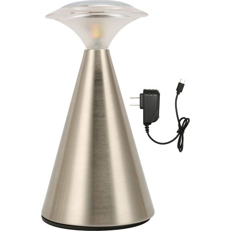 Lampe de Chevet LED Rechargeable sans Fil, 3 Modes d'Éclairage, Commande Tactile, Lumière d'Appoint pour Table de Nuit, Secteur 120V (1/5)